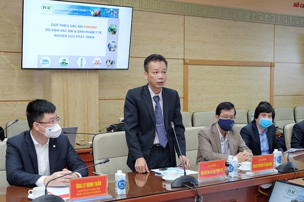 http://mitc.edu.vn/category/covid-19 TS Dương Hữu Thái - Viện trưởng Viện Vắc xin và sinh phẩm y tế Ảnh: Trần Minh