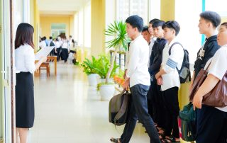 Học sinh lớp 12 MITC nghiêm túc bước vào kỳ thi thử tốt nghiệp THPT 2025 1