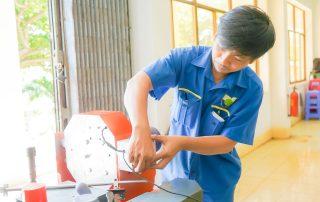 Tự tin – Sáng tạo – Chuyên nghiệp Khoa Cơ khí sẵn sàng bước vào Hội thi Thiết bị đào tạo tự làm 2025 2