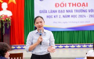 Đối thoại giữa lãnh đạo Nhà trường và học sinh sinh viên, học kỳ 2 năm học 2024 - 2025 9