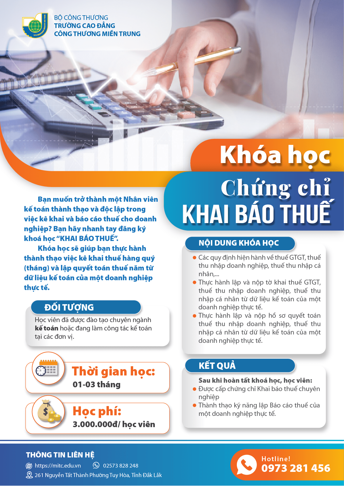 Khóa học Khai báo thuế - Bước đệm vững chắc cho sự nghiệp kế toán của bạn 2