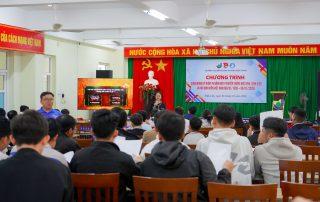 Hội sinh viên Trường Cao đẳng Công Thương miền Trung tổ chức chương trình chào mừng 76 năm ngày Truyền thông HSSV 09-01 3