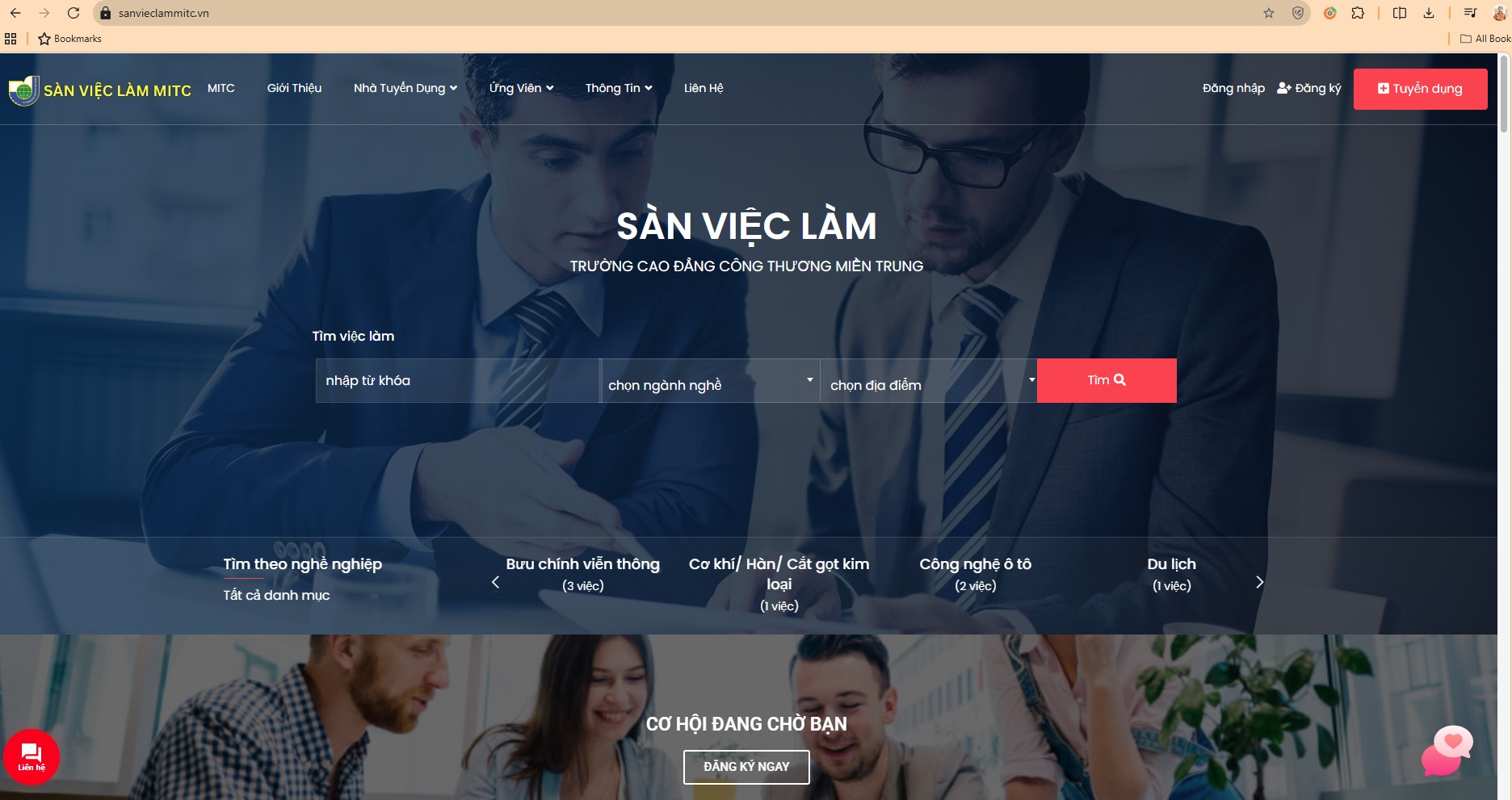 Điểm khác biệt giúp MITC chinh phục được những phụ huynh khó tính chính là việc vận hành Sàn việc làm trực tuyến (https://sanvieclammitc.vn)