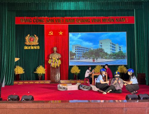 Sinh viên trường Cao đẳng Công Thương miền Trung hào hứng tham gia Hội thi truyền thông “Tìm hiểu Luật giao thông đường bộ; phòng, chống tội phạm, tệ nạn xã hội” năm 2024