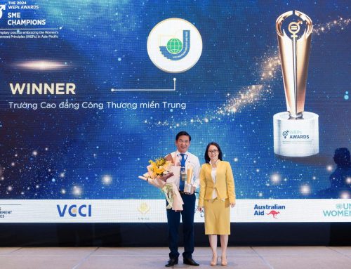 Trường Cao đẳng Công Thương miền Trung đạt giải thưởng ‘Bình đẳng giới tại nơi làm việc’