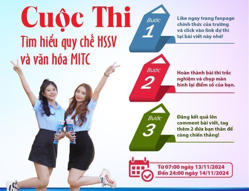 Cuộc thi trực tuyến “Tìm hiểu Quy chế HSSV và văn hóa MITC” dành cho HSSV năm 2024