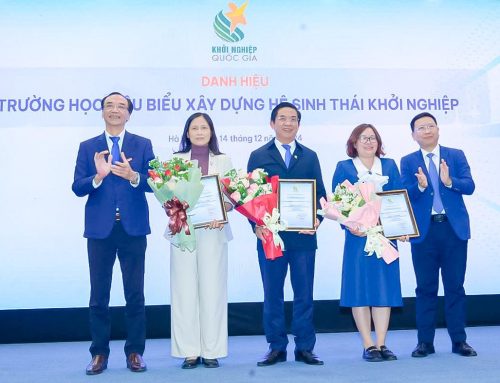 MITC vinh dự được công nhận trường học tiêu biểu xây dựng hệ sinh thái khởi nghiệp