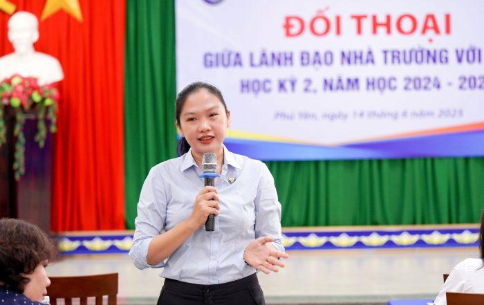 Đối thoại giữa lãnh đạo Nhà trường và học sinh sinh viên, học kỳ 2 năm học 2024 - 2025 9