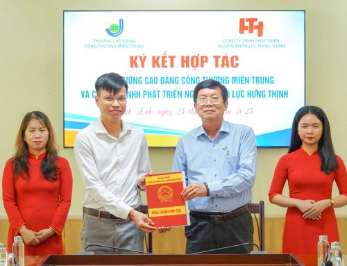 Ký kết hợp tác giữa Trường Cao đẳng Công Thương miền Trung và Công ty TNHH phát triển nguồn nhân lực Hưng Thịnh