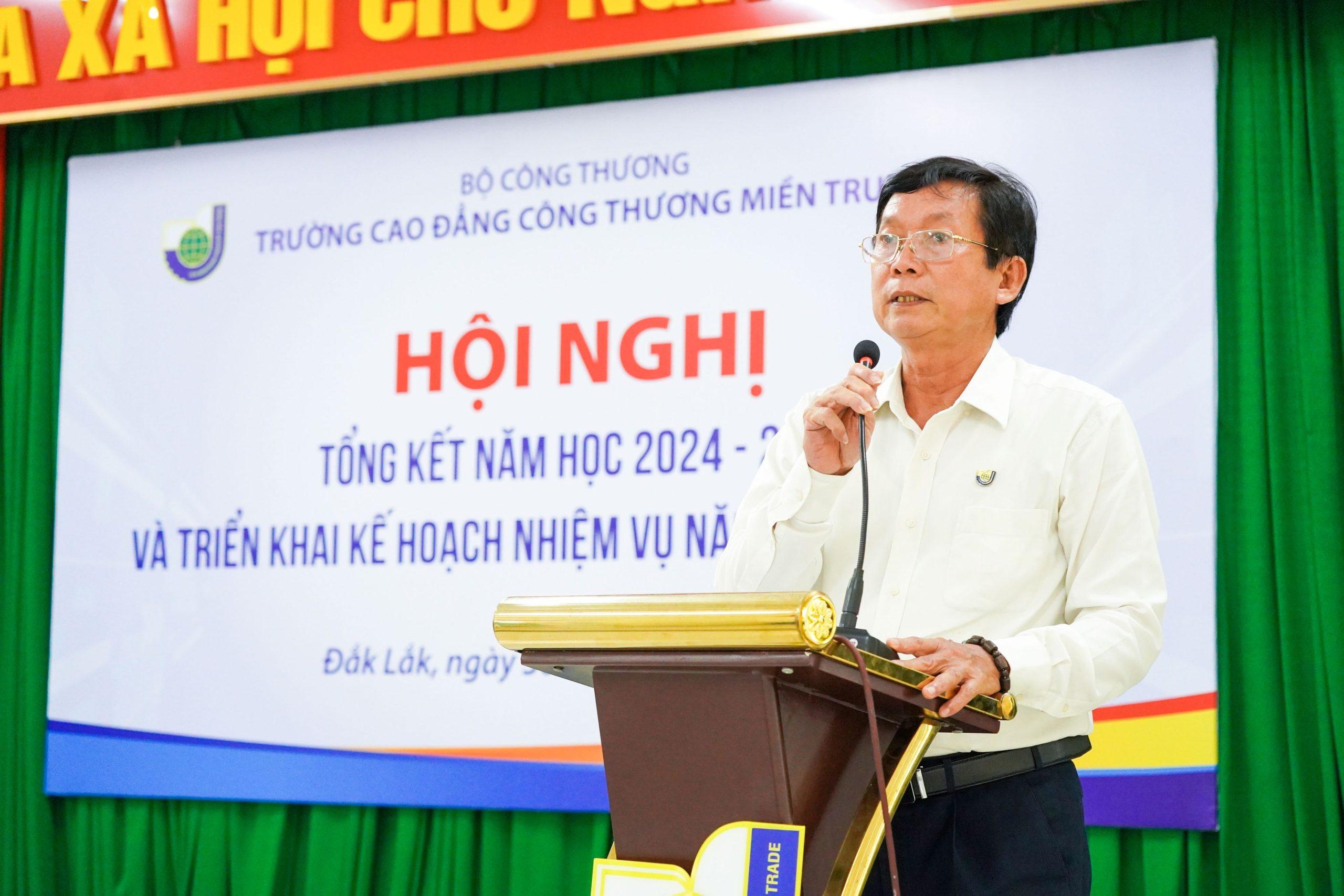 Trường Cao đẳng Công Thương miền Trung tổ chức Hội nghị tổng kết năm học 2024 - 2025 1