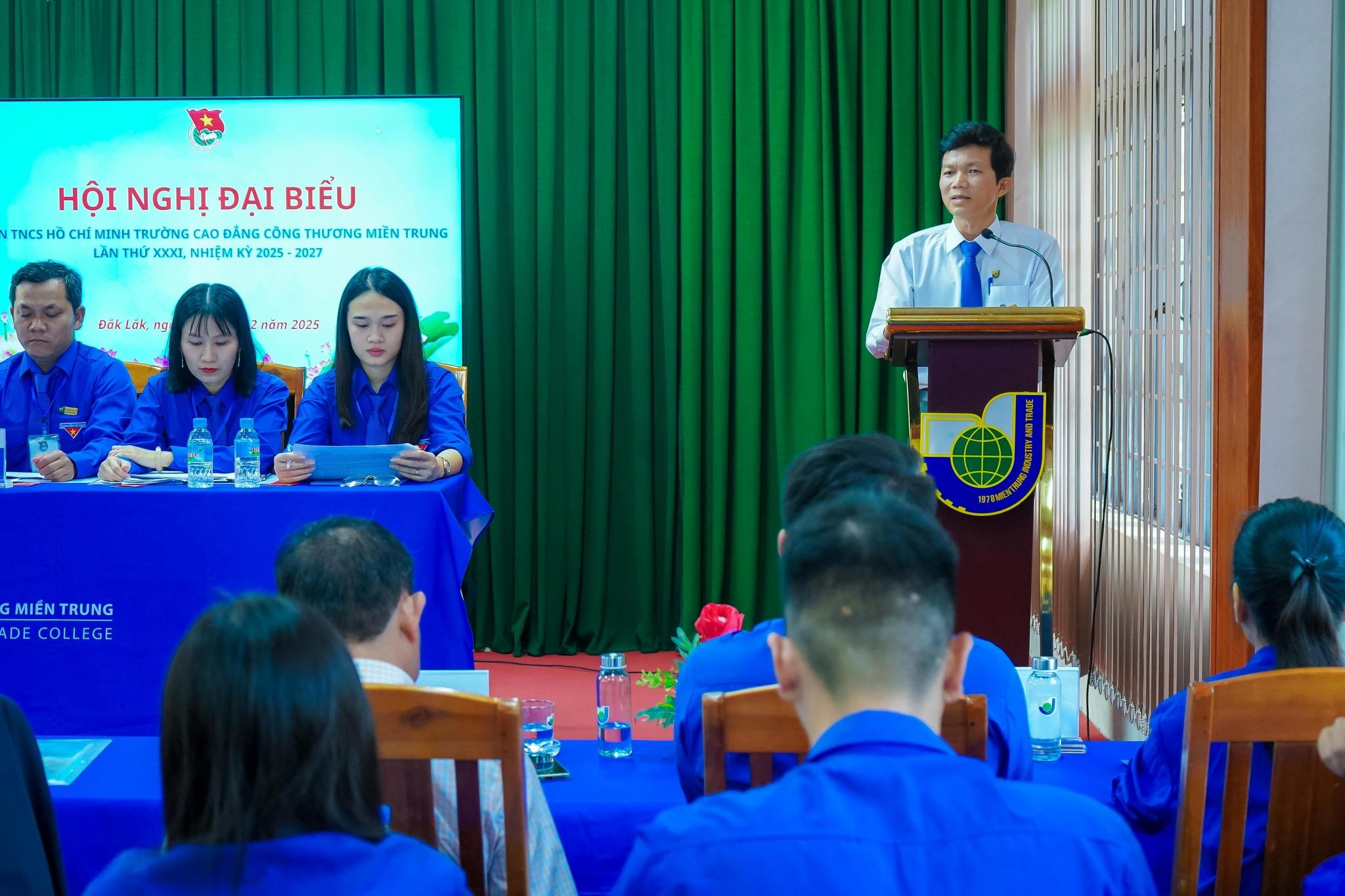 Hội nghị Đại biểu Đoàn TNCS Hồ Chí Minh Trường Cao đẳng Công Thương miền Trung lần thứ XXXI, nhiệm kỳ 2025 – 2027 thành công tốt đẹp 2