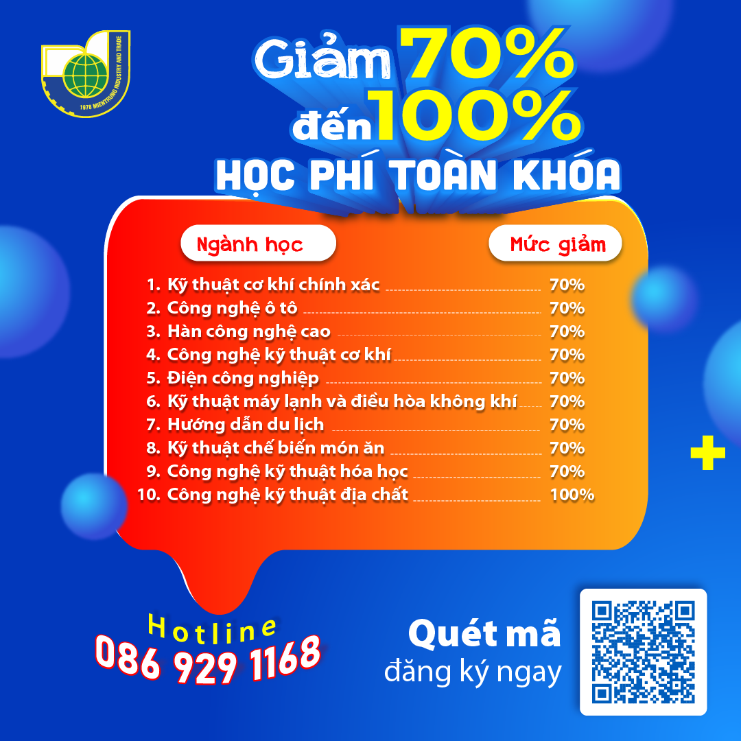 Trong khi nhiều nơi điều chỉnh tăng học phí, Trường Cao đẳng Công Thương miền Trung (MITC) vẫn duy trì mức học phí ổn định