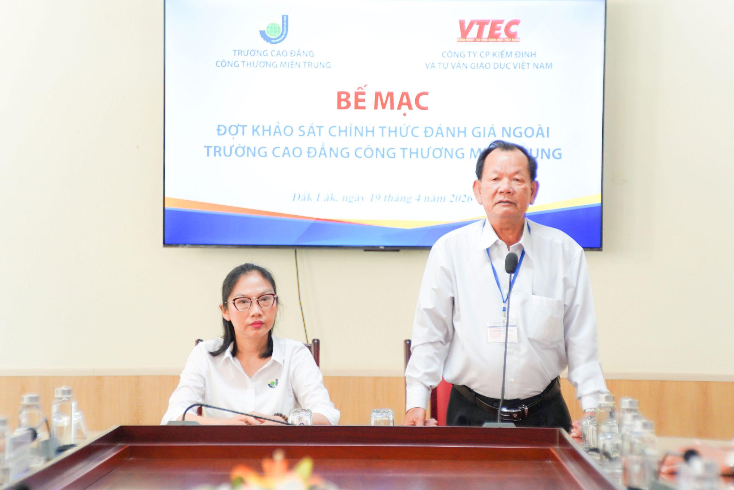 Bế mạc đợt khảo sát chính thức đánh giá ngoài kiểm định chất lượng giáo dục nghề nghiệp 2026 tại MITC 5