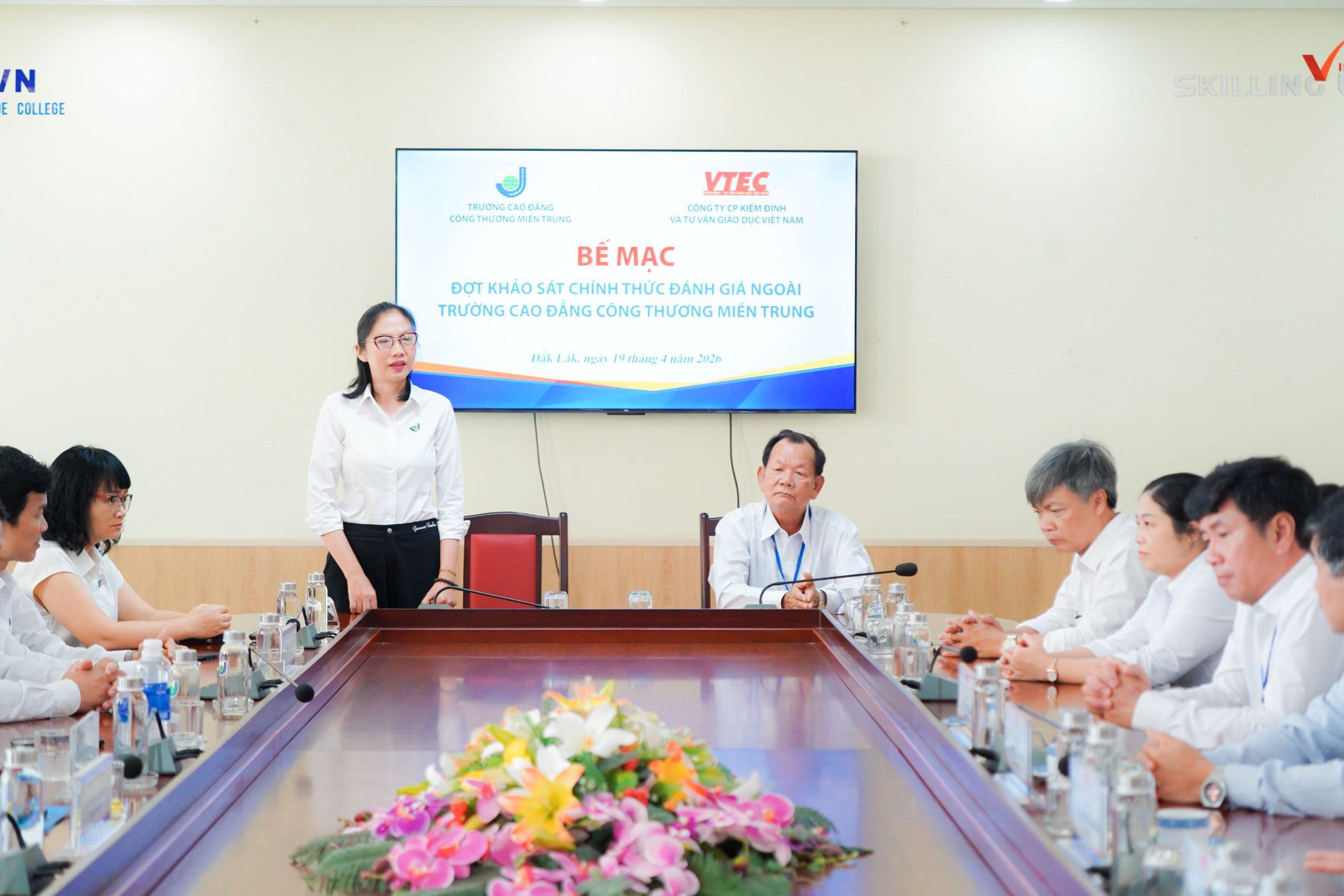 Bế mạc đợt khảo sát chính thức đánh giá ngoài kiểm định chất lượng giáo dục nghề nghiệp 2026 tại MITC 6