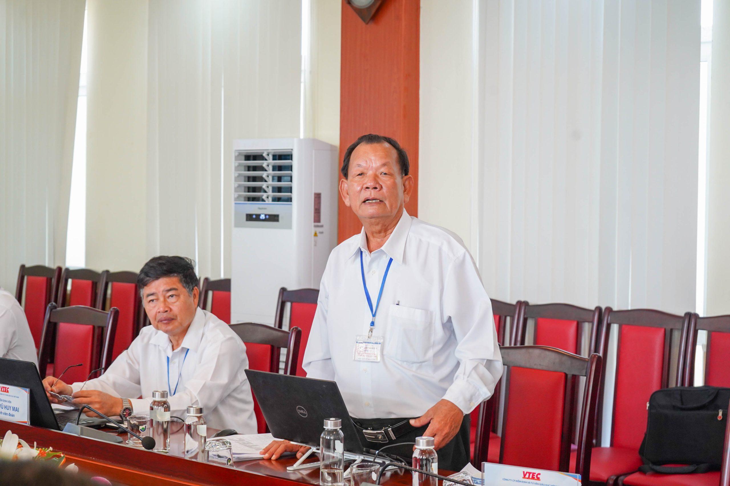 ThS. Phạm Tấn Khoa - Trưởng đoàn đánh giá ngoài của Công ty CP Kiểm định và Tư vấn giáo dục Việt Nam, phát biểu khai mạc chương trình Khai mạc đợt đánh giá ngoài chất lượng cơ sở GDNN năm 2026 3