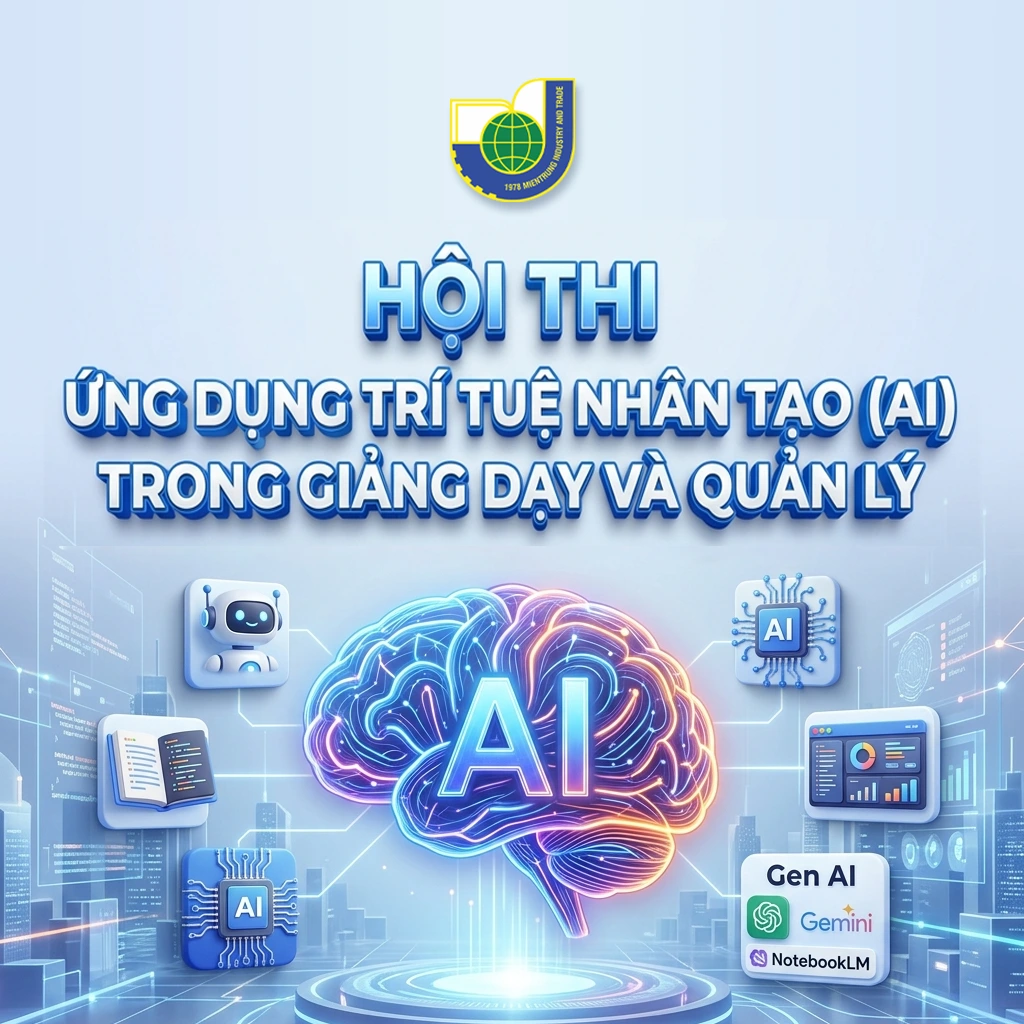 Trường Cao đẳng Công Thương miền Trung tổ chức Hội thi ứng dụng trí tuệ nhân tạo năm 2026